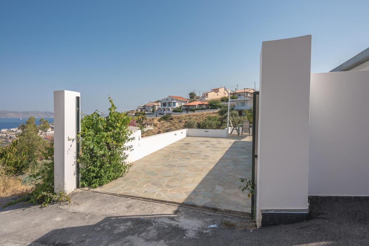 Villa Luna Private Heated Hydro Pool Bbq Beach 4Min Agia Marina Mikrolimanou Exteriér fotografie