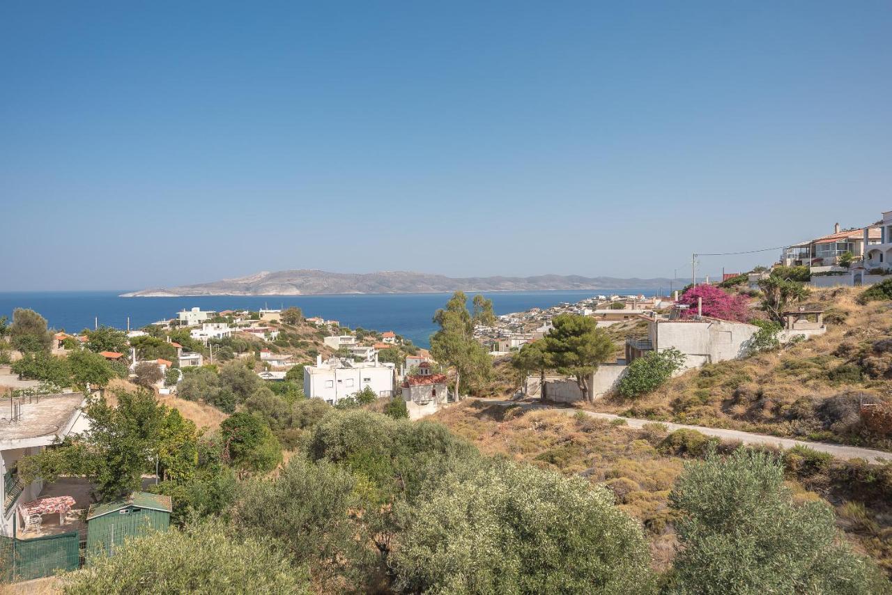 Villa Luna Private Heated Hydro Pool Bbq Beach 4Min Agia Marina Mikrolimanou Exteriér fotografie